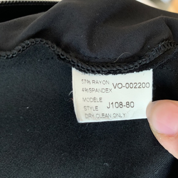 Structured Black Jacket with Stretch - Picture 7 of 7